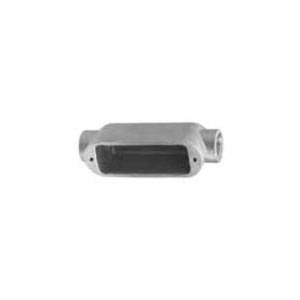 EATON Crouse-Hinds Condulet® C39 Type-C Conduit Outlet Body, 1 in Hub, Mark 9 Form, 12 cu-in Capacity, Copper-Free Aluminum, Natural
