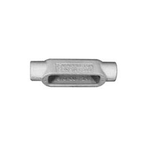 Crouse-Hinds Condulet® C68 Type-C Conduit Outlet Body, 2 in Hub, 8 Form, 88 cu-in Capacity, Feraloy Iron Alloy, Electro-Galvanized/Aluminum Acrylic Painted