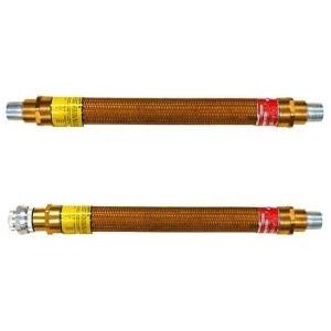 Appleton® UNILETS® EXGJH-236 Dust-Ignitionproof Explosionproof Flexible Watertight Conduit Coupling, 3/4 in, For Use With IMC/Threaded Rigid Metallic Conduit, Brass/Bronze, Natural