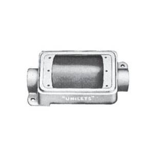 1" End Hub, 1-Gang, Appleton FDC-1-100-A UNILETS® Cast Hub Device Box, Deep