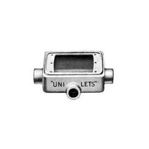 1/2" Hub, 1-Gang, Appleton FDCT150 Cast Hub Device Box, Deep