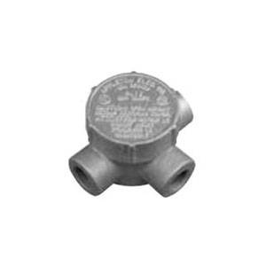 (3) 3/4" Hub Appleton GRJT75 UNILETS® Explosionproof Conduit Outlet Box