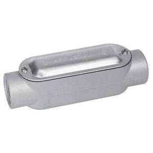 Appleton® UNILETS™ LB100T-A Type LB Conduit Outlet Body, 1 in Hub, 85, 11.8 cu-in, Pressure Cast Aluminum, Epoxy Powder Coated