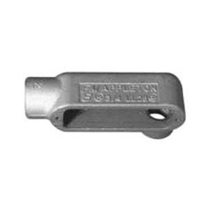 Crouse-Hinds Condulet® LL28 Type LL Conduit Outlet Body, 3/4 in Hub, 8 Form, Feraloy® Iron Alloy, Aluminum Acrylic Painted/Electro-Galvanized