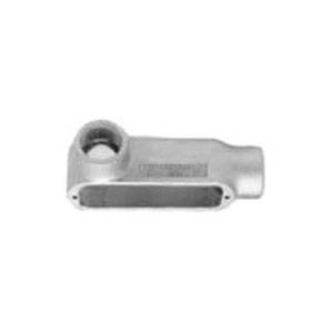 Crouse-Hinds Condulet® LL300M Type LL Conduit Outlet Body, 3 in Hub, 5 Form, 173 cu-in Capacity, Malleable Iron, Electro-Galvanized/Aluminum Acrylic Painted