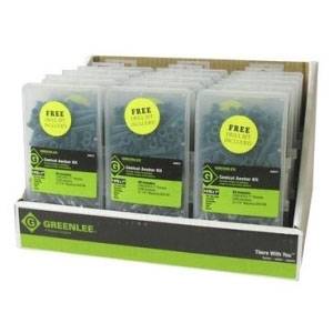 201-Piece, #10 and #12 Conical Anchor, Greenlee 84012 Anchor Kit