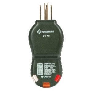120 VAC, Greenlee GT-10 Circuit Polarity Tester
