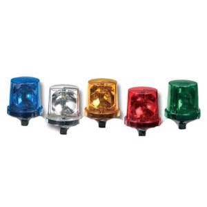 120 VAC, Federal Signal 225X-120R Warning Light, Red Lens