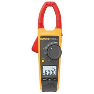 Fluke® FLUKE-374/FC Wireless Clamp Meter, 600 A, 6000 Ohm, 10 to 100/100 to 500 Hz, 34 mm Jaw