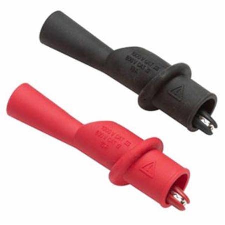 Fluke® AC175 Slide-On Threaded Alligator Clip Set, 10 A, 8 mm Jaw Opening