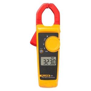 Fluke® FLUKE-323 Clamp Meter, 400 A, 600 VAC/VDC, 4000 Ohm, 30 mm Jaw, Backlit Display