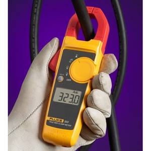 Fluke® FLUKE-323 Clamp Meter, 400 A, 600 VAC/VDC, 4000 Ohm, 30 mm Jaw, Backlit Display