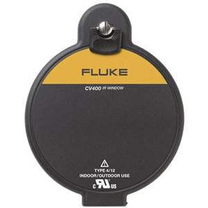 Fluke® ClirVu® FLUKE-CV400 CV Series Infrared Window With Hand Turn Door Latch, 4 in Crystal Insert, 0.9 in THK Window