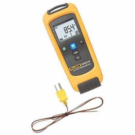 Fluke® FLK-T3000FC Thermometer Temperature Sensor, -200 to 1372 deg C Measuring, 0.1 deg C Resolution, Contact Sensing Distance, 0.5% + 0.3 deg C Accuracy