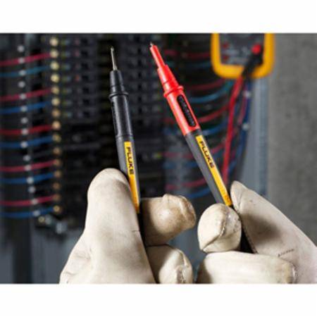 Fluke® TwistGuard® TL175 2-Piece Test Lead Set, 600/1000 VAC, 10 A