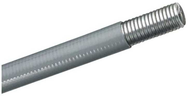 2" x 50' Gray PVC Jacket Steel Type EF/UL Liquidtight Flexible Metal Conduit