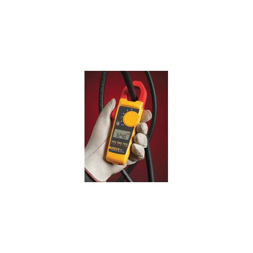 Fluke® FLUKE-324 True-RMS Clamp Meter, 600 VAC/VDC, 400 to 4000 Ohm, 45 to 400 Hz, Backlit Display