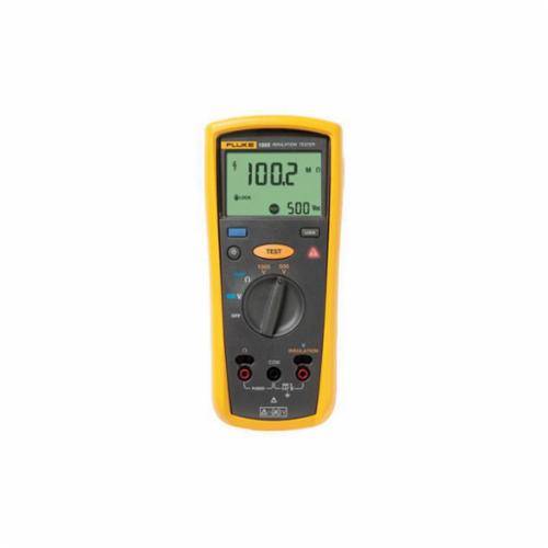 Fluke® FLUKE-1503 Insulation Resistance Tester, 600 VAC/VDC, 0.01 Ohm to 20 kOhm, +/-2% +3 Accuracy, Graphic to Backlight Display, Cat IV 600 V