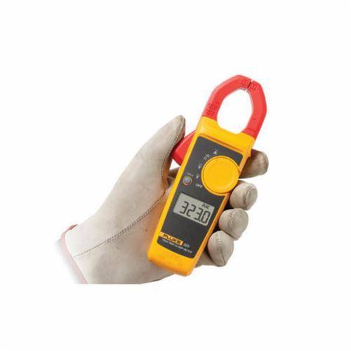 Fluke® FLUKE-323 Clamp Meter, 400 A, 600 VAC/VDC, 4000 Ohm, 30 mm Jaw, Backlit Display