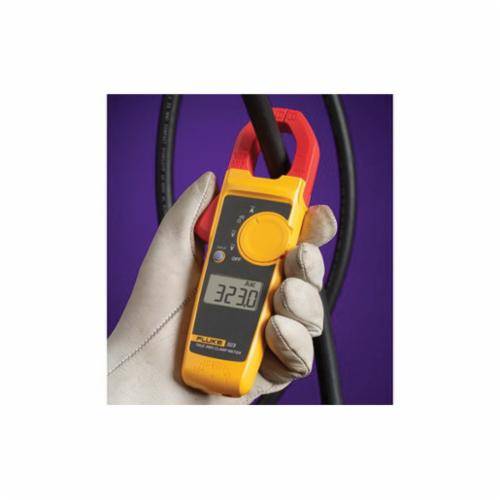 Fluke® FLUKE-323 Clamp Meter, 400 A, 600 VAC/VDC, 4000 Ohm, 30 mm Jaw, Backlit Display
