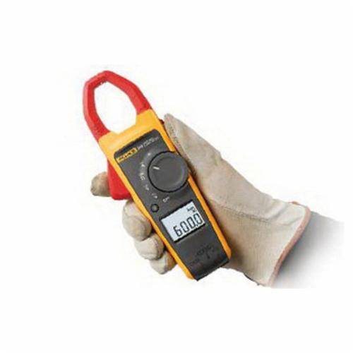 Fluke® FLUKE-373 Clamp Meter, 600 A, 600 VAC/VDC, 6000 Ohm, Dual Backlit Display