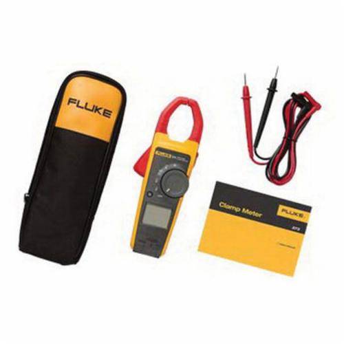 Fluke® FLUKE-373 Clamp Meter, 600 A, 600 VAC/VDC, 6000 Ohm, Dual Backlit Display