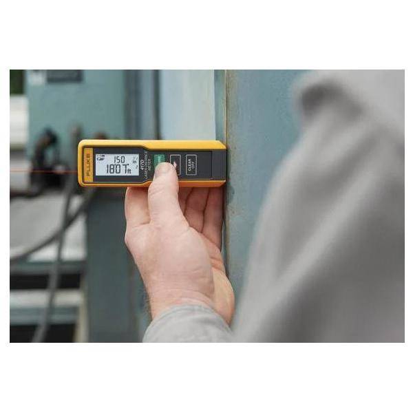 Fluke® Pomona® FLUKE-417D Laser Distance Meter, 2 mm Accuracy, (2) AAA Batteries, 2-Line LCD Display