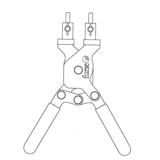 Furseweld® HCPK3A Exothermic Welding Handle Clamp, For Use With Type 3A Molds