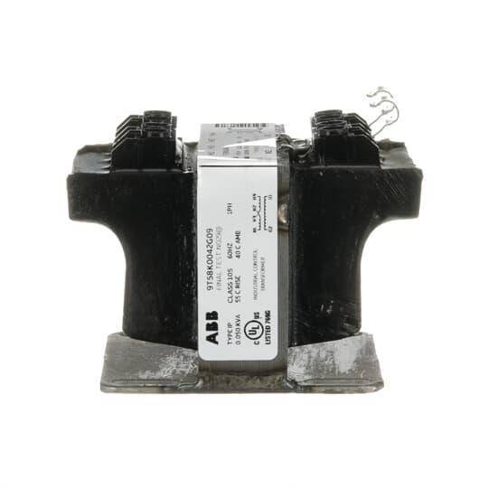 GE 9T58K0042G09 Core/Coil Dry Encapsulated Power Transformer, 240/480 VAC Primary, 110/115/120 VAC Secondary, 0.05 kVA Power Rating, 60 Hz, 1 ph Phase
