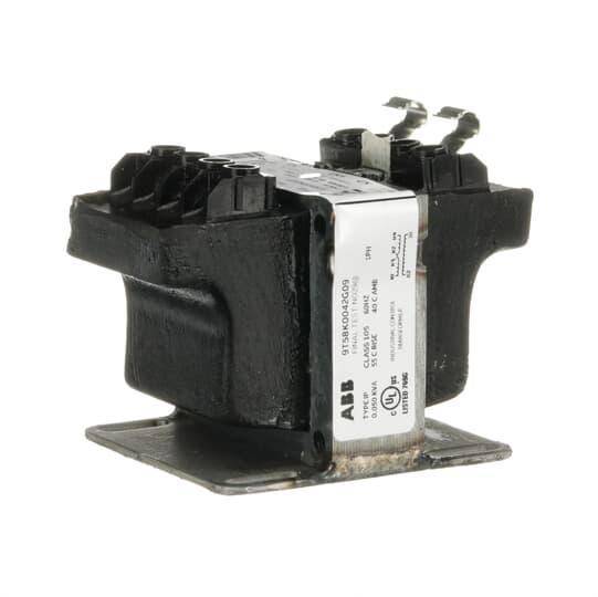 GE 9T58K0042G09 Core/Coil Dry Encapsulated Power Transformer, 240/480 VAC Primary, 110/115/120 VAC Secondary, 0.05 kVA Power Rating, 60 Hz, 1 ph Phase