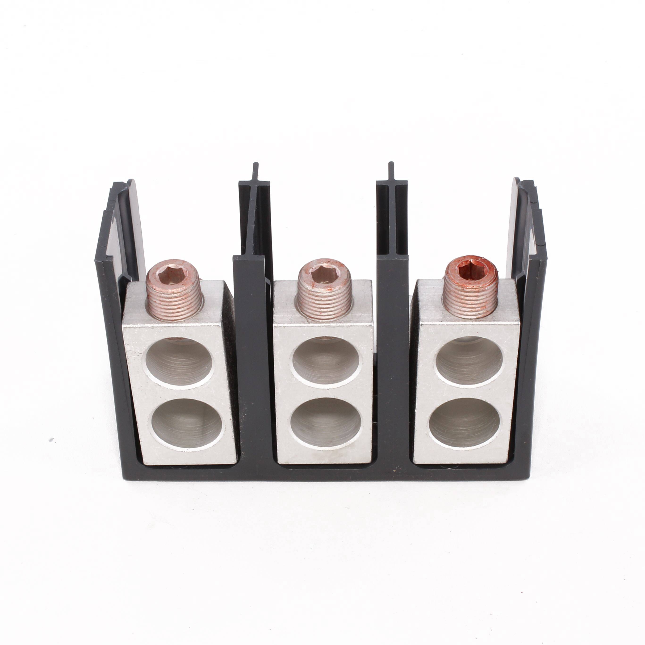 GE Power Break® II Spectra RMS® TCLK365 Type TCLK Lug Terminal Kit, 2/0 AWG to 500 kcmil, 8 AWG to 600 kcmil, For Use With 3-Pole SGHB, SGHH, SGLB, SGLL, SGPB and SGPP Frame Molded Case Circuit Breaker