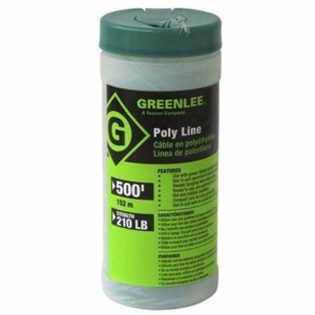 500', Greenlee Textron Inc. 430-500 Poly Line Spiral Wrap, 210 Lb Capacity