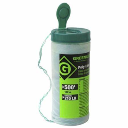 500', Greenlee Textron Inc. 430-500 Poly Line Spiral Wrap, 210 Lb Capacity