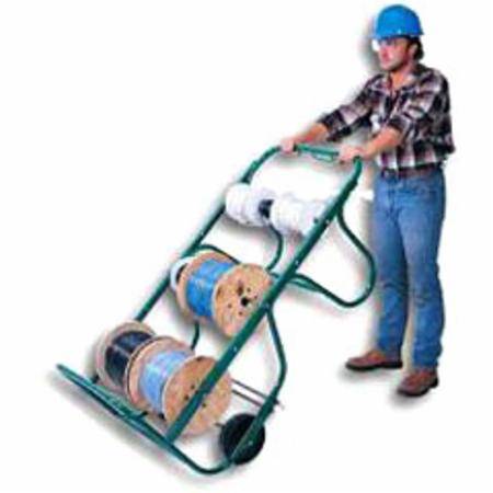 54-1/2" x 27" x 26-1/2", Greenlee Textron Inc. 911 Wire Reel Cart,