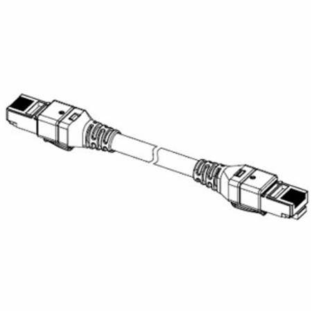 1 M, RJ45 Connector, Cat 5e, Cat 5e, Harting Technology Group 09-47-474-7009 Cable Assembly, 1 M, Yellow,