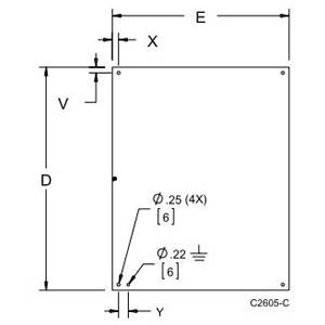 Pentair A10P8SS Junction Box Panel