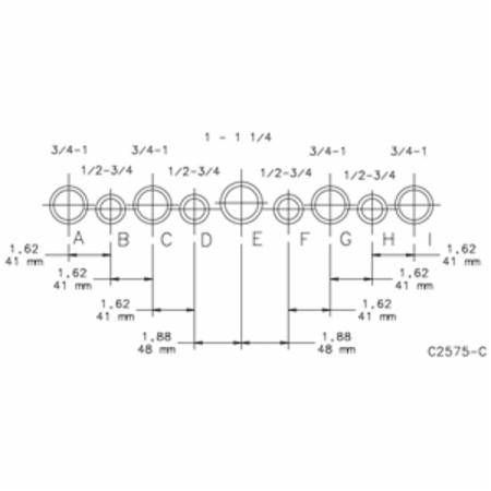 12 x 12 x 4, Hoffman A12R124GV Screw Cover Enclosure, NEMA 3R, IP32, Steel, 16/14 Gauge