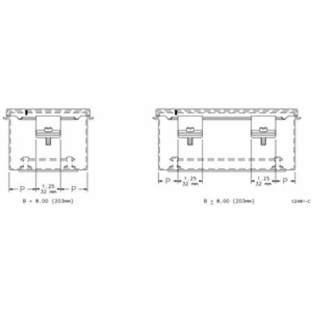 12 x 12 x 6, Hoffman A12126LP Wall Mount Enclosure, NEMA 12/13, Steel, 14 Gauge