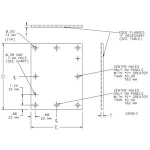 Pentair A12P24 Enclosure Panel