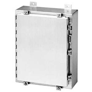 16 x 16 x 8, Hoffman A16H1608ALLP Continuous Hinge Enclosure, NEMA 3R/4/4X/12/13/IP66, Aluminum, 1-Door, Continuous Hinge w/Removable Pin