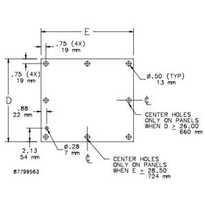 Pentair A16N16MP Enclosure Panel