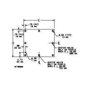 Pentair A16P16 Enclosure Panel