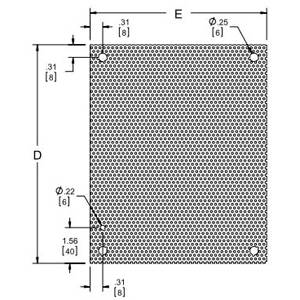 Pentair A16P16PP Enclosure Panel