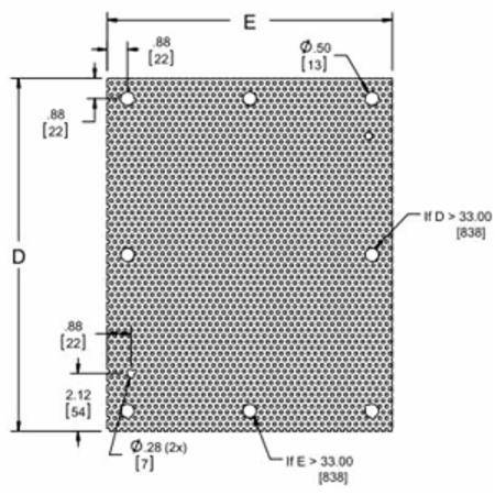 Pentair A16P16PP Enclosure Panel