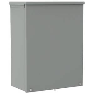18 x 18 x 6, Hoffman A18R186 Enclosure, NEMA 3R, IP32, Steel, 16/14/12 Gauge, Unflanged, ,1-Door