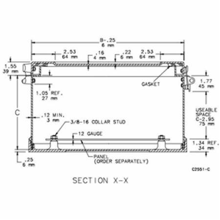20.19 x 16.25 x 10, Hoffman A20H1610GQRLP Wall Mount Enclosure, NEMA 3/3R/4/4X/12/13/IP66, Reinforced Fiberglass, 1-Door, Hinged w/Quick Release Latch
