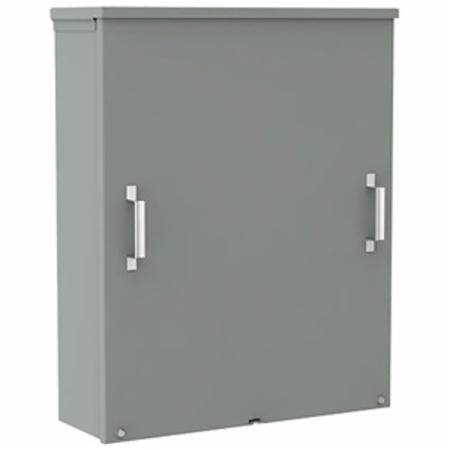 24 x 24 x 8, Hoffman A24R248 Screw Cover Enclosure, NEMA 3R, IP32, Steel, 16/14/12 Gauge