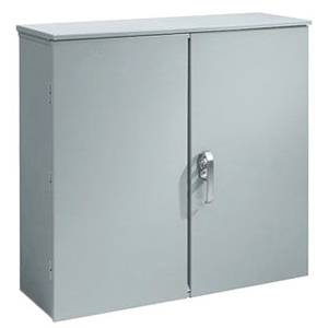 40 x 40 x 14, Hoffman A404014CTDP Current Transformer Cabinet, NEMA 3R/IP32, 16/14 Gauge Steel, 2-Door