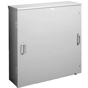 48 x 48 x 14, Hoffman A484814HCT Current Transformer Cabinet, NEMA 3R/IP32, 14/12 Gauge Steel,