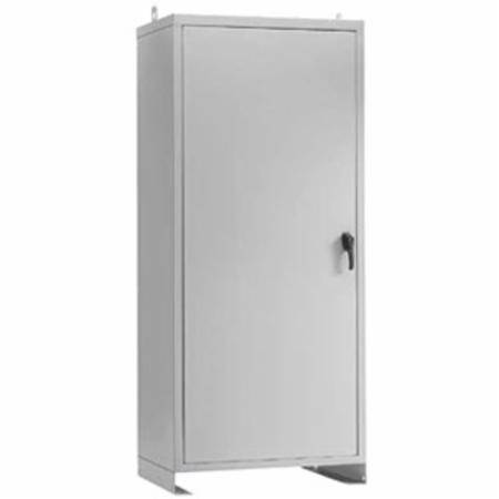 60 x 25.5 x 12, Hoffman A60N2512FSLP Freestanding Enclosure, NEMA 1/IP30, 14 Gauge Steel, 1-Door